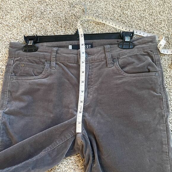 Kut From the Kloth Diana Jeans Gray Corduroy Size 4P - Picture 7 of 8